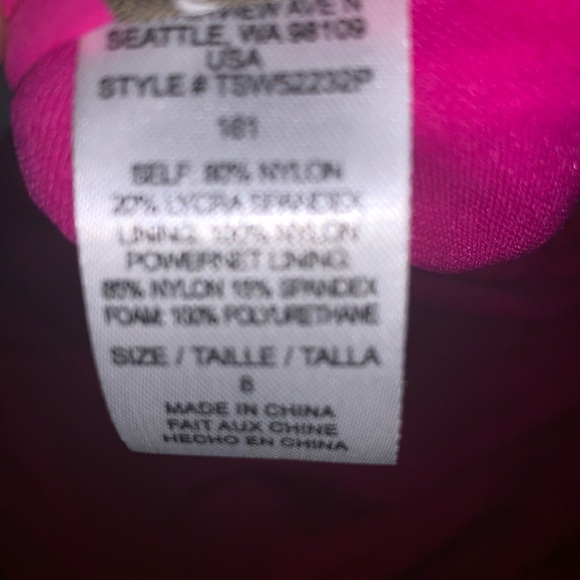 Tommy Bahama hot pink swim suit dress one piece - Picture 8 of 8